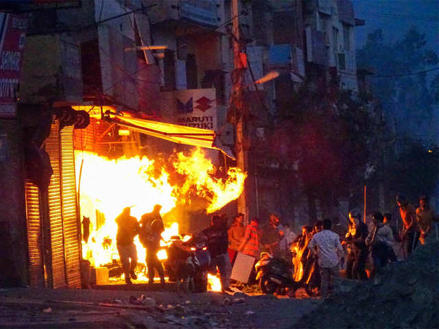 ​Rioters set ablaze a shop