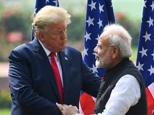 Modi-Trump hug-AFP