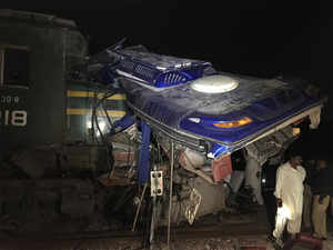 Image result for pakistan train bus accident