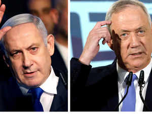 Netanyahu-Gantz-reuters