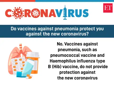 Do vaccines against pneumonia protect you against the new coronavirus?