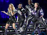 The Black Eyed Peas perform at the Super Bowl XLV