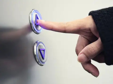 The lift buttons