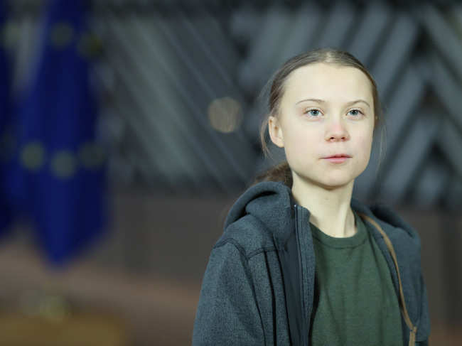 The 17-year-old Swedish activist said that, by fixing its climate law around an emissions target three decades in the future, the EU was ignoring reality.