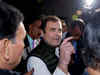 Rahul leads protest against suspension of Congress MPs from LS