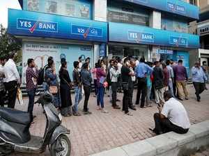 YES Bank queue