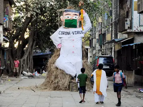 ​Holika Dahan effigy