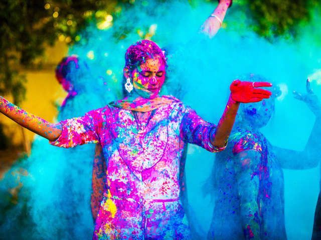 Celebrating the festival of colours