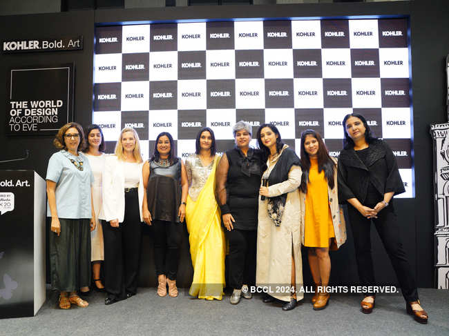 (From left) Pramiti Madhavji, Shreya Malik, Laura Kohler, Gayathri Shetty, Alpa Shikre, Anshu Arora, Husna Rahaman, Padmini Pandey and Sonali Rastogi
