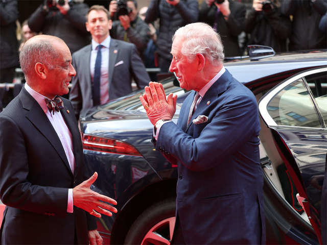 Prince Charles opts for 'Namaste'