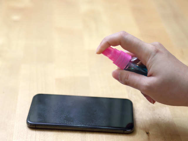 How do you sanitize your mobile?