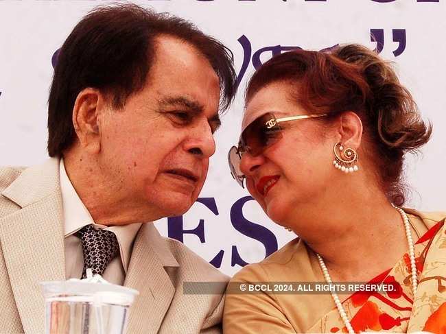 Last week, Saira Banu (R) revealed that Dilip Kumar (L) was recuperating from a "severe backache".​