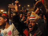 Opposition supporters react in dismay at Mubarak's speech