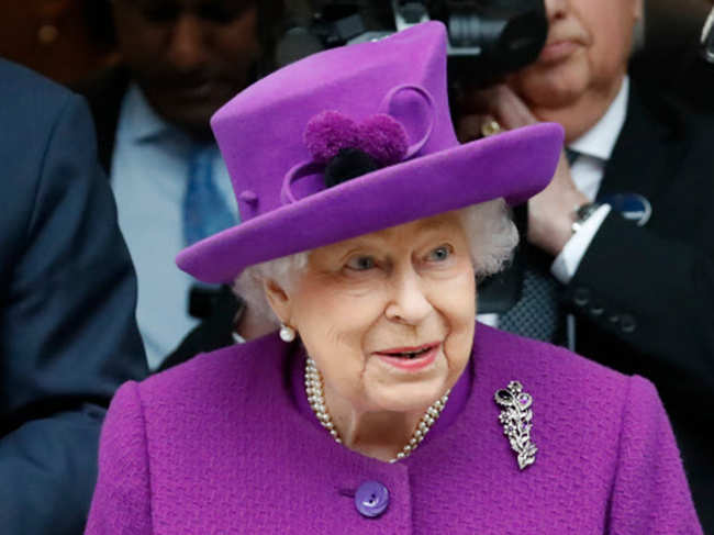The Queen, who is joined by her 98-year-old husband Prince Philip at Windsor.