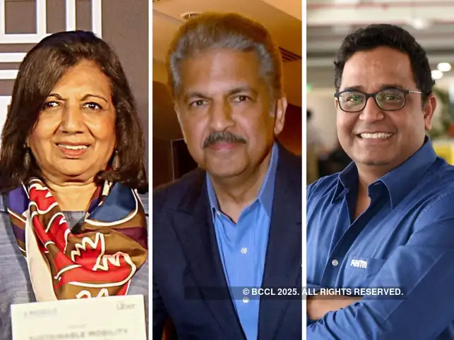 (L-R) Kiran Mazumdar-Shaw, Anand Mahindra and Vijay Shekhar Sharma lauded PM Modi's decision to lockdown India for 21 days.