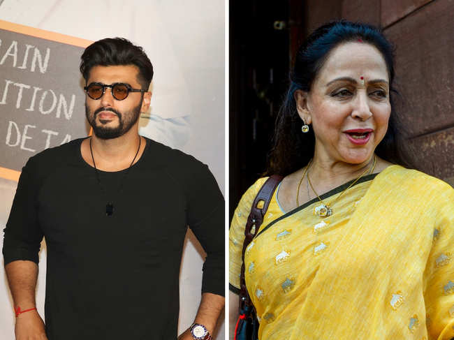 Arjun Kapoor (L) and Hema Malini (R) lauded PM Modi's initiative.