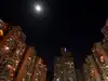 People in their balconies in Noida