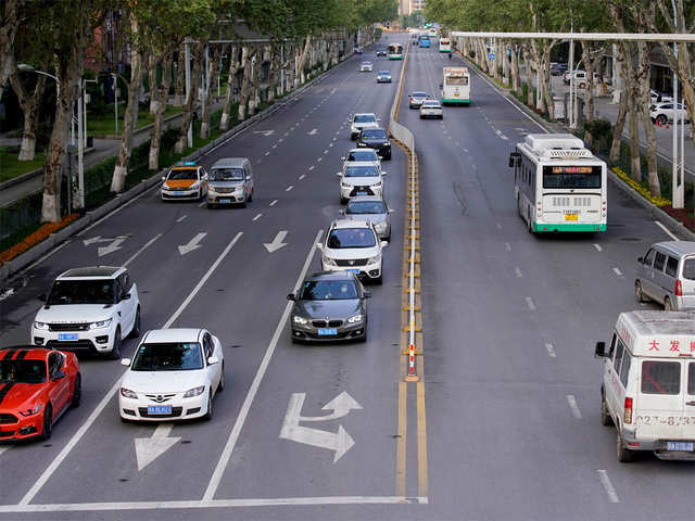 A road in Wuhan