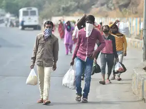 mumbra: Lockdown: Migrant workers stage protest in Mumbra - The ...