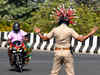 Gandhigiri to corona helmet: Cops get creative to keep people indoors