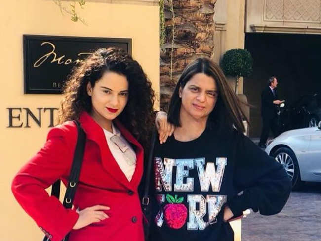 ​Kangana Ranaut came out in support of sister Rangoli Chandel after Twitter suspended her official account over a controversial tweet.
