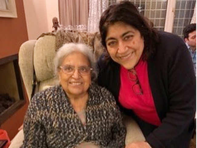 ​Gurinder Chadha expressed sadness that she couldn't be with her aunt during her final hours.