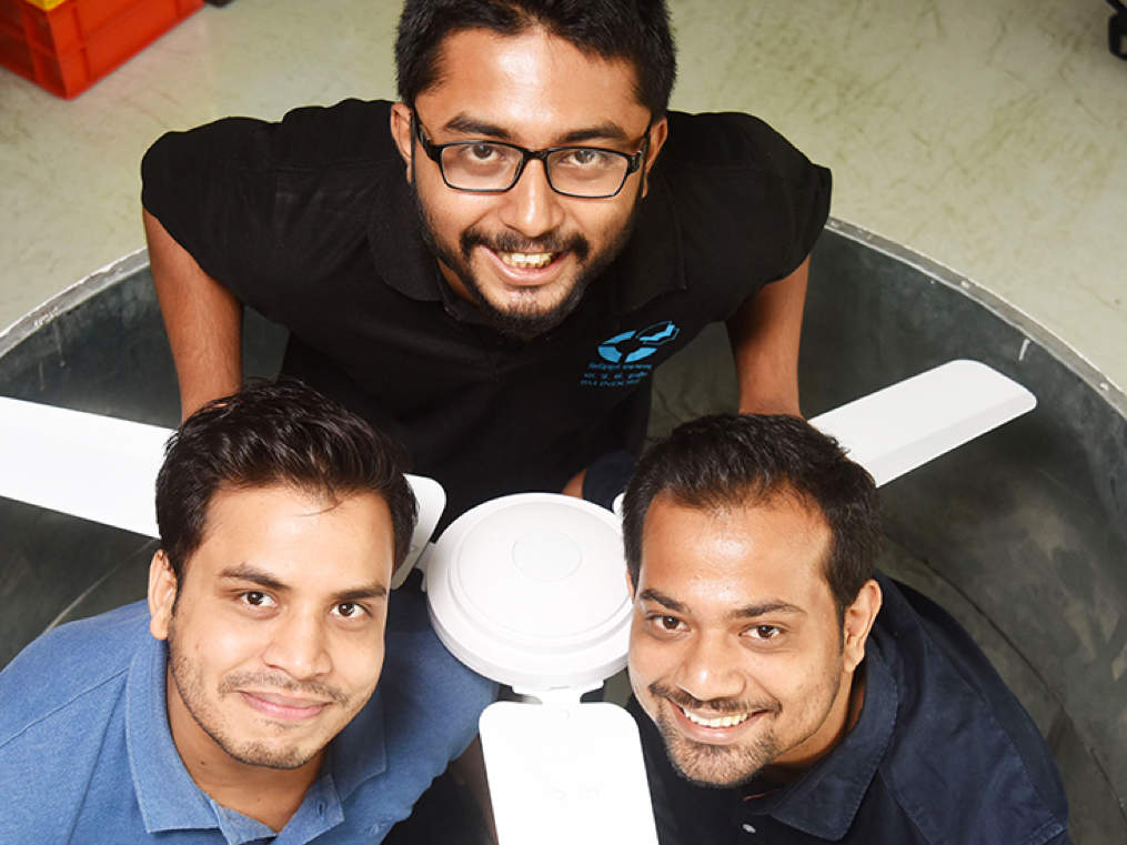 These two IIT grads know why you get a fat power bill. Their easy fix: change the clunky old fan.