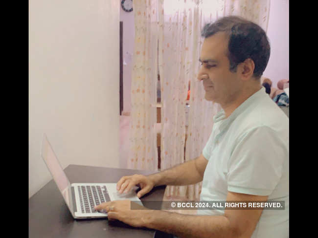 Ashok Rajpal ​​has created strong boundaries between work and personal life​ when working from home.