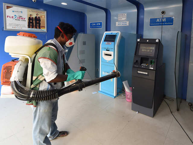 ​Disinfecting ATM