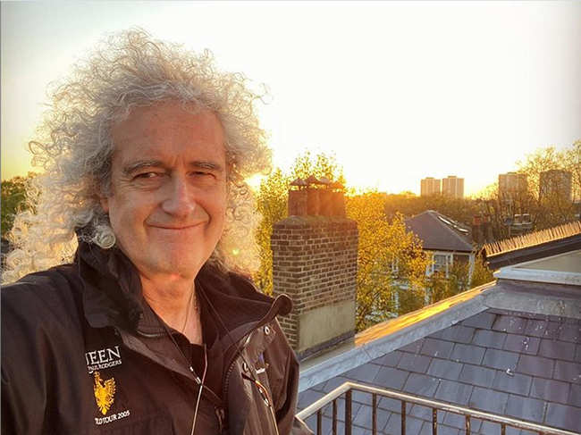 ​Brian May said that he won't be able to walk for a while without assistance. ​