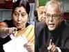 2G scam: Pranab, Sushma spar over JPC in Parliament