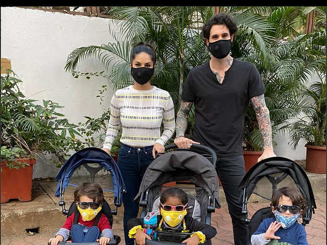 Sunny Leone Sunny Leone travels with family to LA, says her children will be safer amid coronavirus pandemic