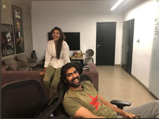 ​Rana Daggubati took to Instagram to confirm his relationship status with fiancée​ Miheeka Bajaj​​​.