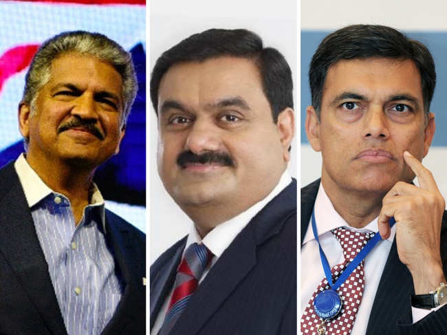 ?Anand Mahindra, Gautam Adani and Sajjan Jindal