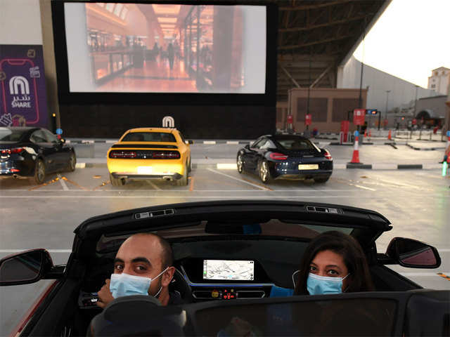 Drive-in for a movie