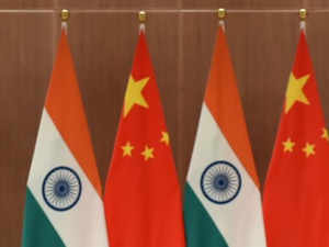China-India flag Xiamen