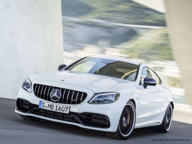 Mercedes Benz Launches Amg C63 Coupe Check Price Features New Toys The Economic Times