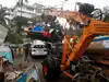 Boat lifted