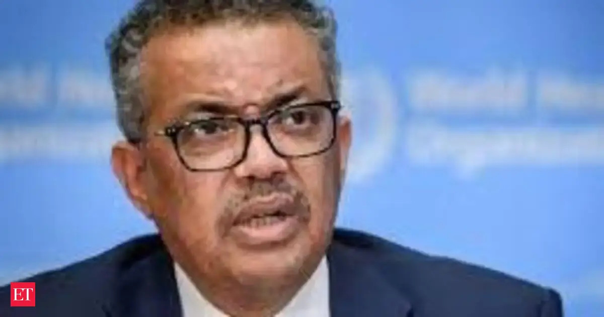 WHO chief warns virus pandemic 'accelerating' - The Economic Times