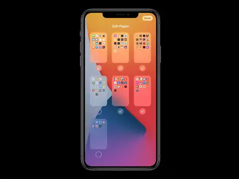 iOS 14 With App Library