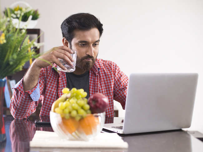 working from home-water_iStock