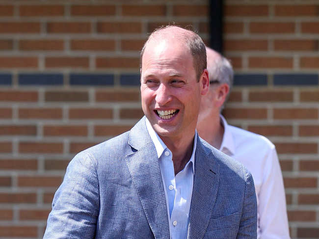 Prince William was given a tour of the manufacturing laboratory where the experimental vaccine has been produced. ​