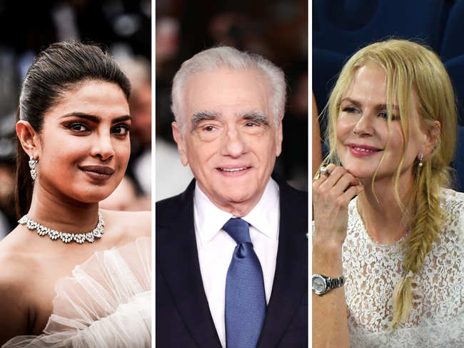 ​Priyanka Chopra (L), Martin Scorsese (C), ​Nicole Kidman (R) and Anurag Kashyap are among the ambassadors for a downsized TIFF 2020​.