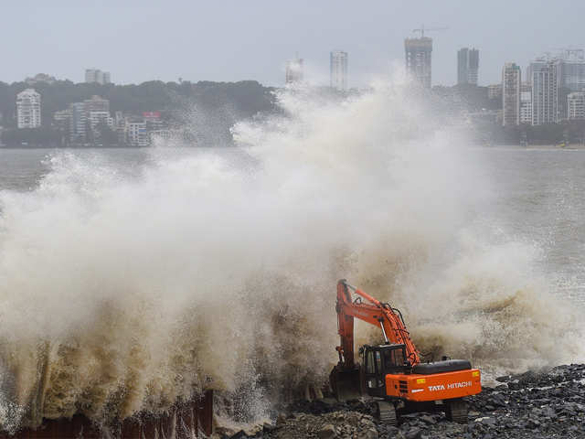 ​High tide in Mumbai
