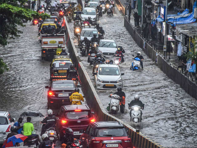 Heavy rainfall in Mumbai