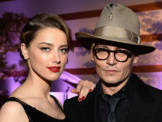 ​The case is set to last for three weeks. Johnny Depp (R) took the stand at the beginning of the trial and Amber Heard (L) is also expected to give evidence.​