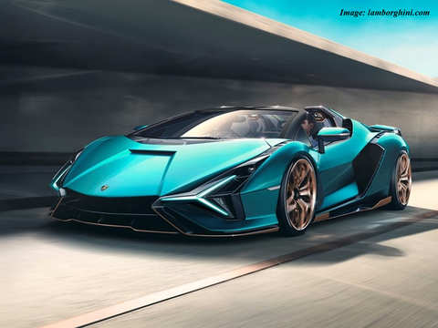 New aerodynamics - Lamborghini launches the Sian Roadster | The Economic  Times