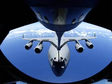 air force one in flight refueling