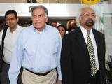 Ratan Tata, Sam Pitroda at the launch of health care centre