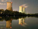 Cooling towers of the Three Mile Island nuclear power plant